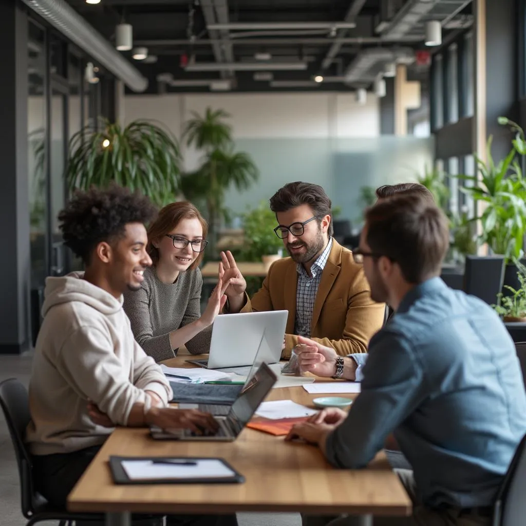 Equipo de trabajo diverso
